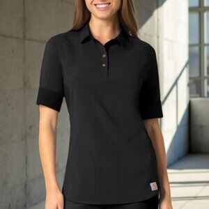 Carhartt Force Cross-Flex Women’s Scrub Top | Modern Fit | Stretch Workwear